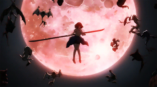 kyoukai no kanata gif